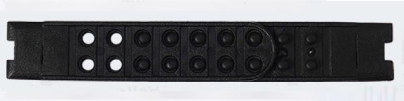 Broche plástico ajustable para gorra (tipo snapback)