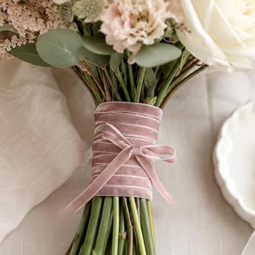 Cinta terciopelo para flores