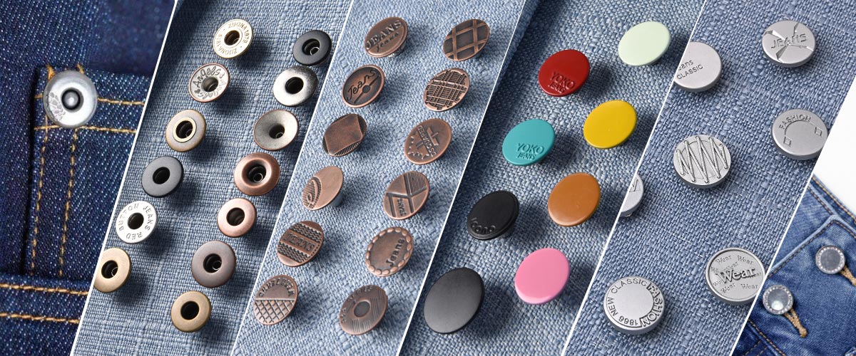 Botones y remaches para jeans Botones y remaches para jeans