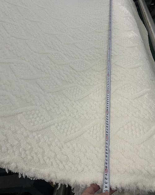 Tela Jacquard Coco con Sherpa