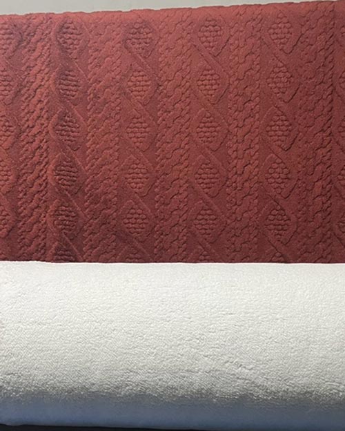 Tela Jacquard Coco con Sherpa