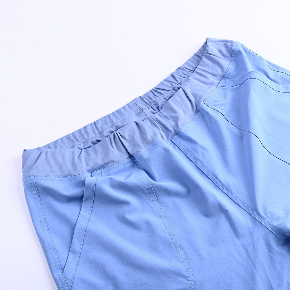 Cintura elástica de punto del pantalón médico