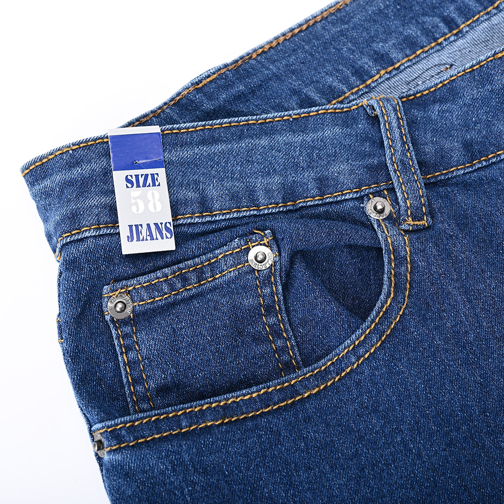Bolsillo delantero con remaches de los jeans de trabajo