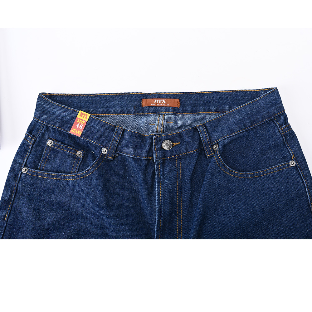 Jeans Clásicos de Mezclilla con 5 Bolsillos