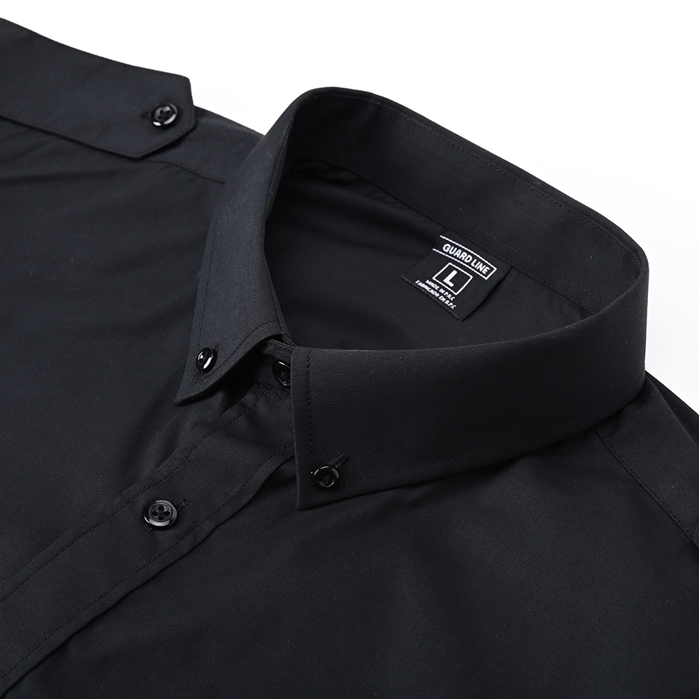 Camisa de Uniforme Manga Larga con Charreteras