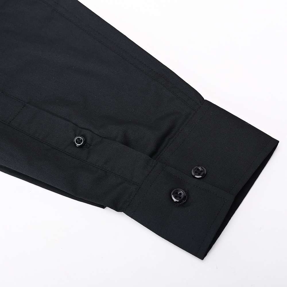 Puño con dos botones de la camisa de uniforme
