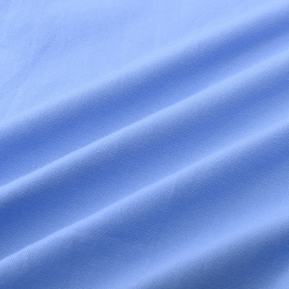 Tela de la camisa de trabajo azul claro