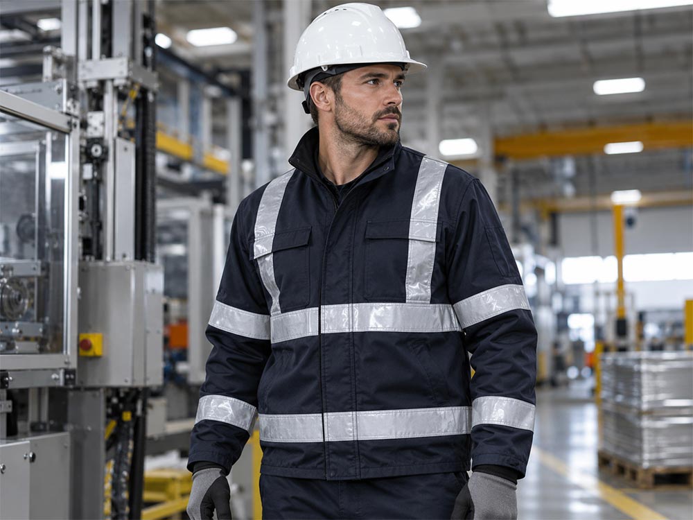 Cinta reflectiva para ropa de trabajo y uniformes de seguridad