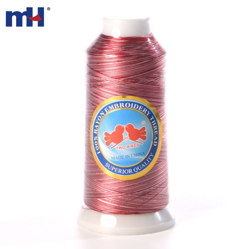 Hilo de border de rayon 120D/2,multicolor