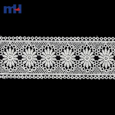 5.7cm Encaje Bordado