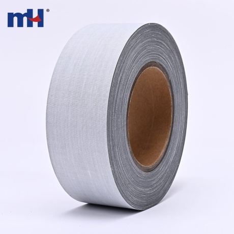Cinta Reflejante de Tela Plateada T/C Cosible 5cm para Ropa de Trabajo