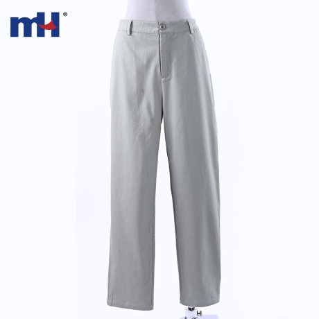 Pantalón de Trabajo de Sarga para Mujer Corte Entubado