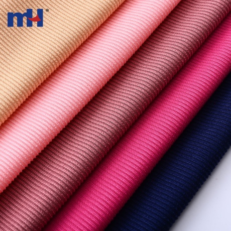 Tela Acanalada 2×2 Rib Poliéster Spandex