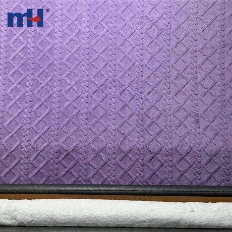 Tela Jacquard Coco con Sherpa