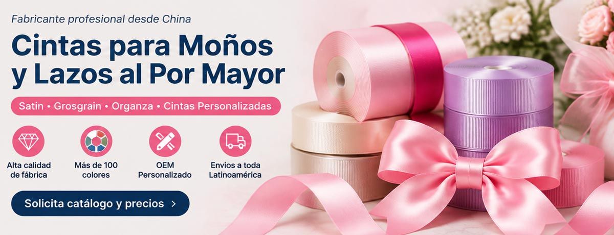 Cintas para Moños y Lazos al Por Mayor